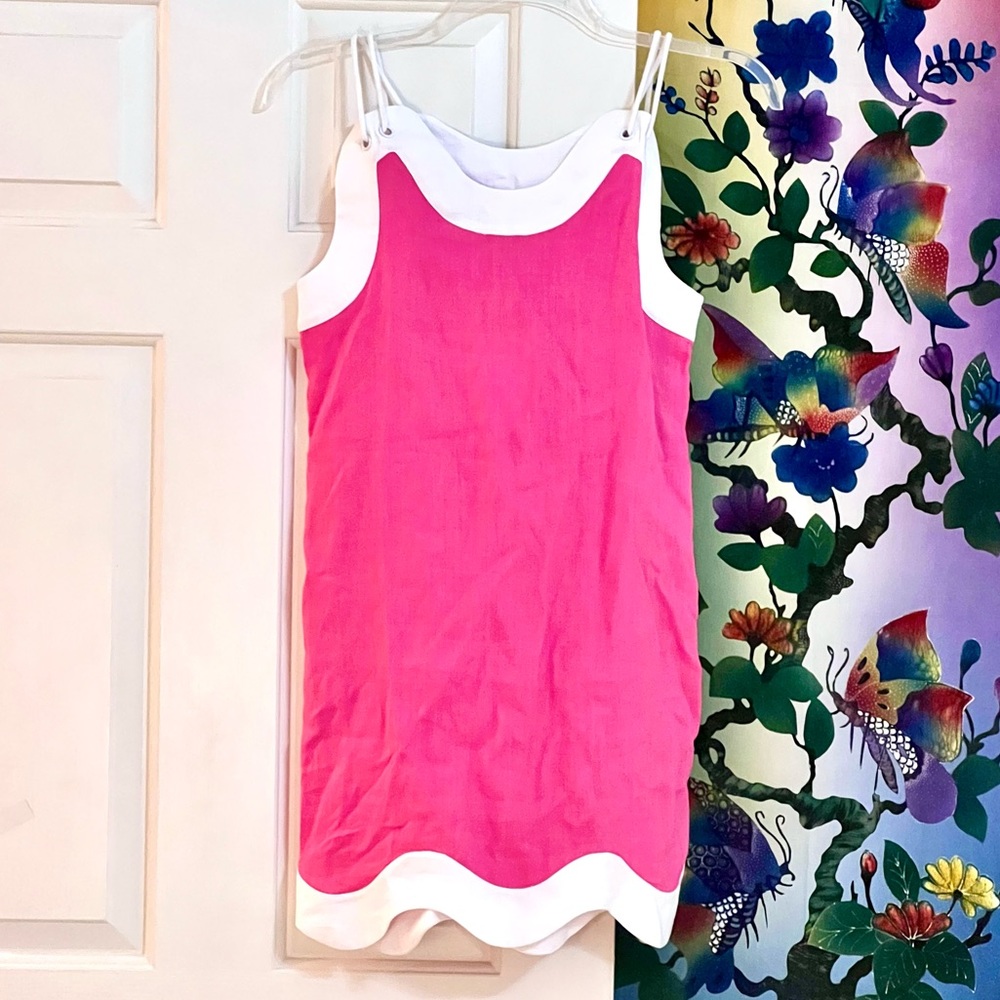 πΊπHPππΊ NWT Staud Renata Mini Dress Blossom White - Picture 14 of 16